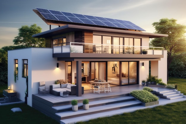 Sustainable home design with solar