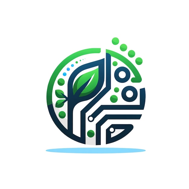 Sustainable Tech Startup Logo