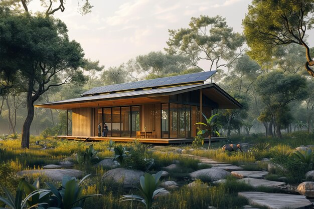 A sustainable wildlife conservation center