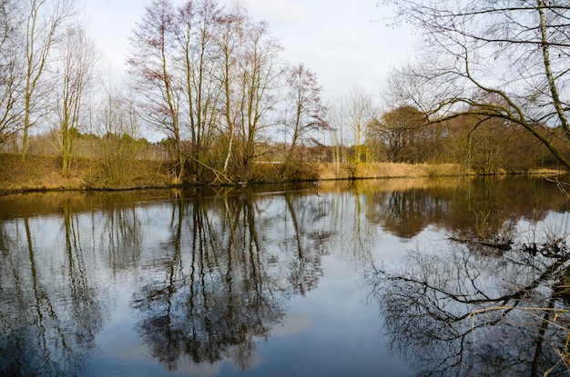 Svisloch River flows in Minsk and creates scenic spots Belarus