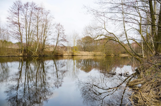 Svisloch River flows in Minsk and creates scenic spots Belarus