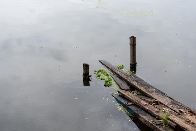 Swamps and dangerous wooden bridge