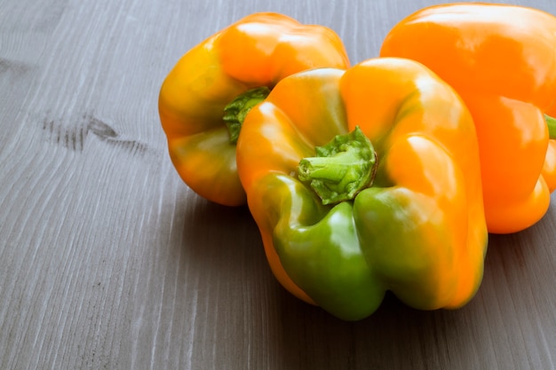 Sweet bell pepper, orange. 