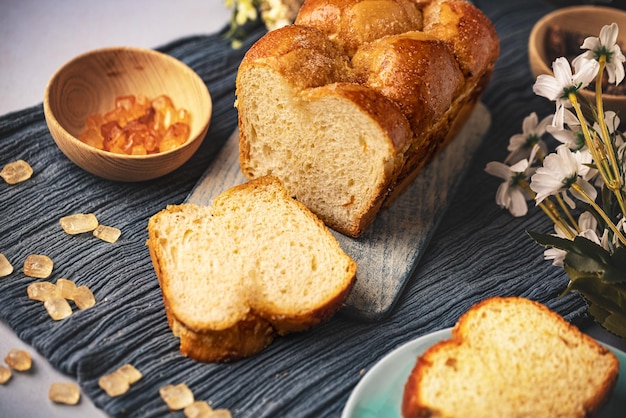 Sweet brioche bread