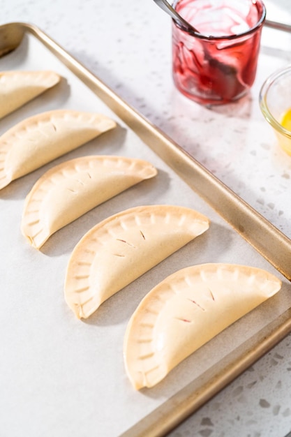 Sweet Cherry Empanadas in Air Fryer