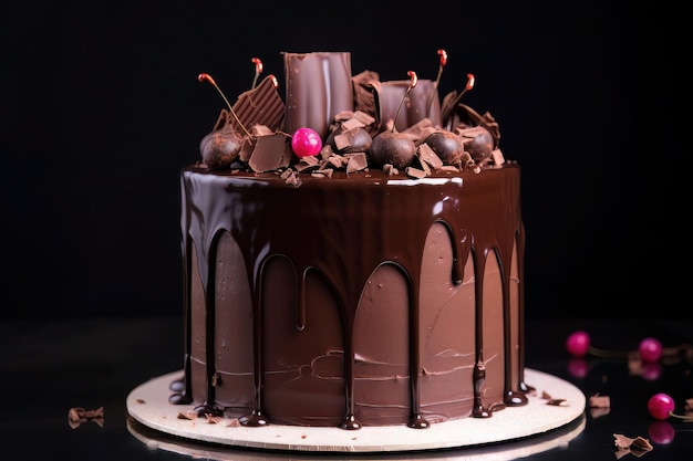 sweet chocolate cake