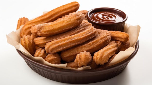 Sweet Churro Delight on Transparent Background