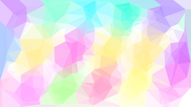 Sweet cute polygons art background