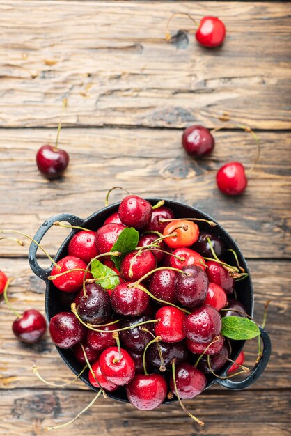 Sweet fresh cherry