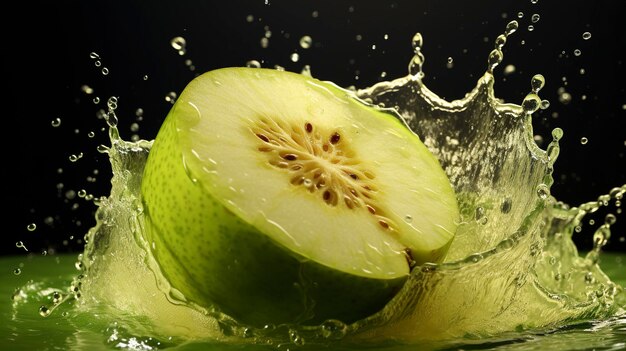 Sweet Honeydew Juice Splash