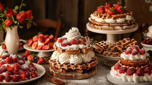 Sweet Indulgence Desserts and Waffles