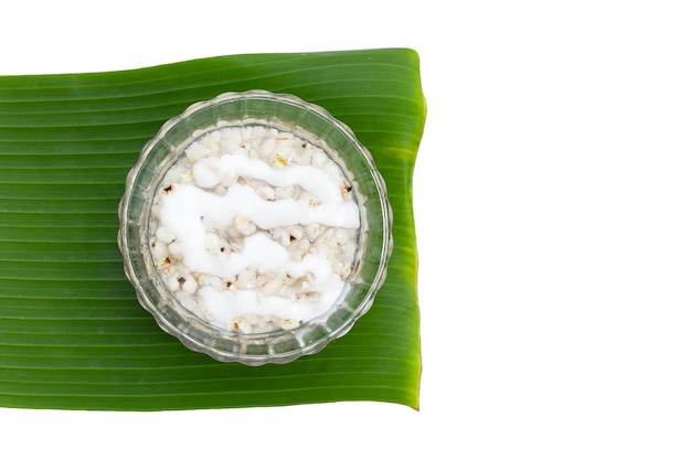 Sweet millet with coconut milk