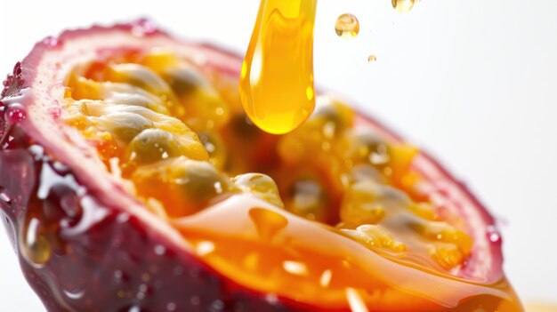 Sweet Passion Fruit Syrup Dripping