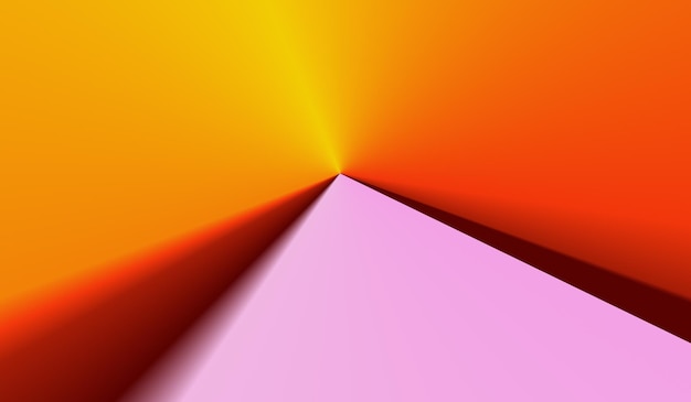 sweet pink on fresh orange abstract background