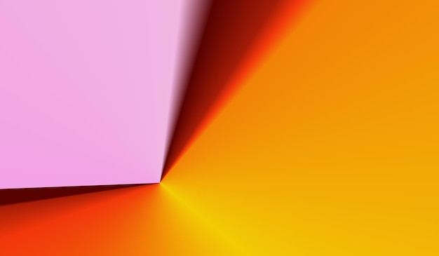 sweet pink on fresh orange abstract background