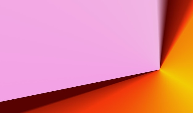 sweet pink on fresh orange abstract background