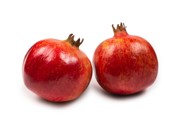 Sweet pomegranate isolated on white background