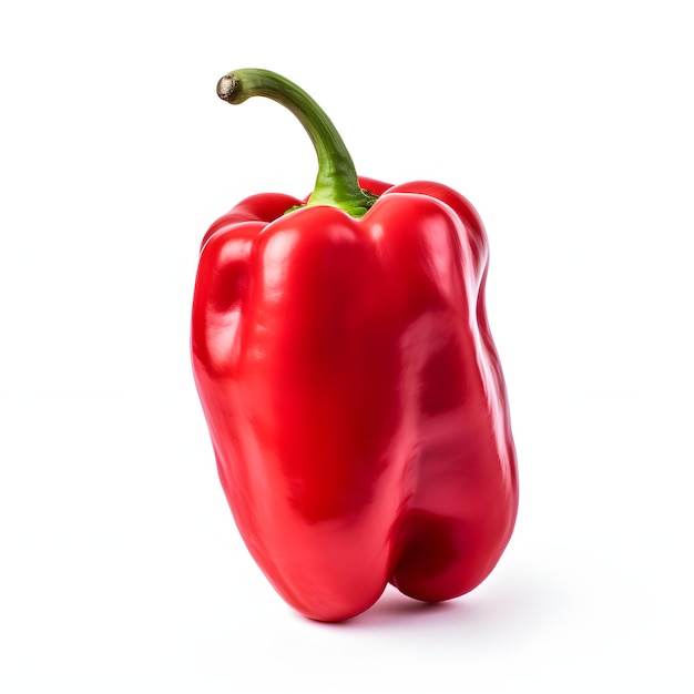 Sweet red pepper isolated