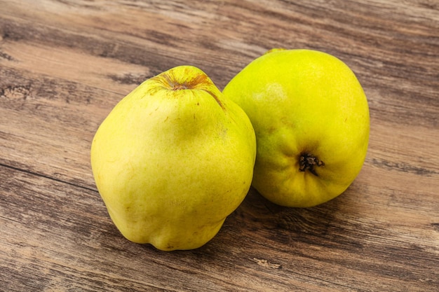 Sweet ripe and juicy quinces