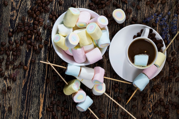 Sweet soft marshmallows