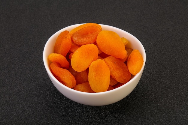 Sweet tasty dried apricot heap