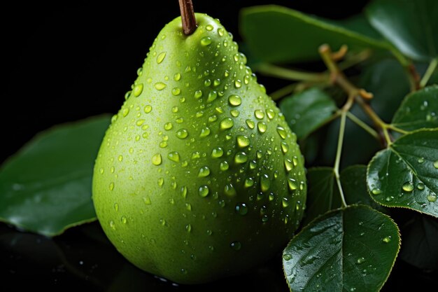 Sweet Tasty Green Pear Better generative IA