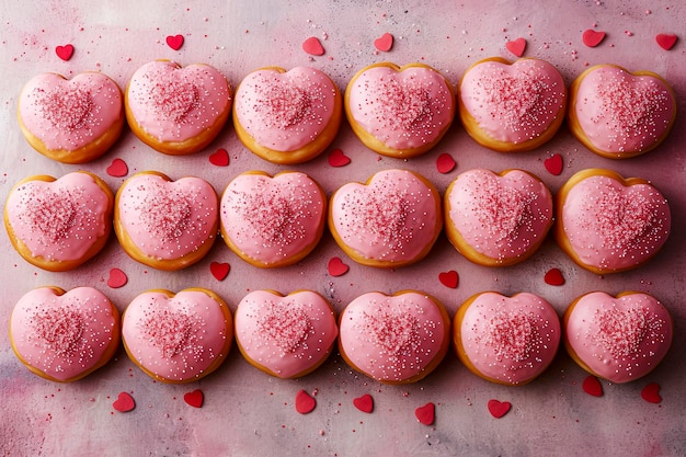 Sweetheart Treats for Valentines Day created with Generative AI technology