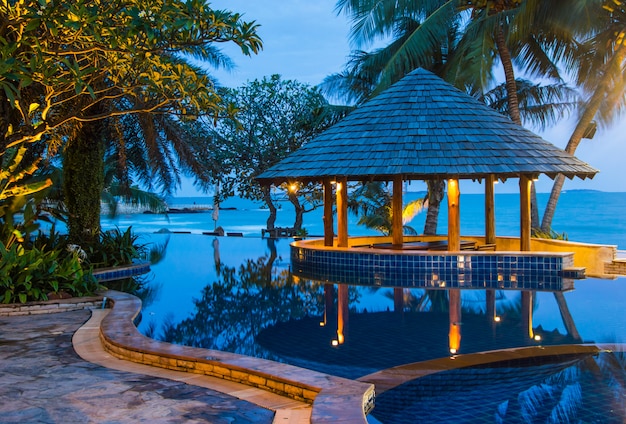 swimming pool by the sea