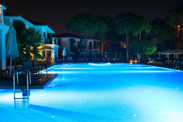 Swimming pool of luxury hotel