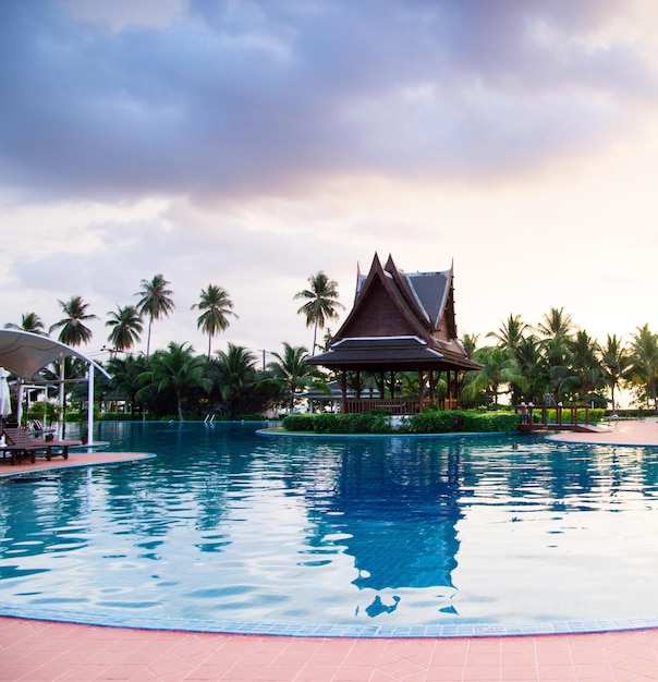 Swimming pool in thailand