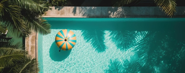 swimming pool top view