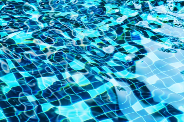 Swimming pool water ripple background