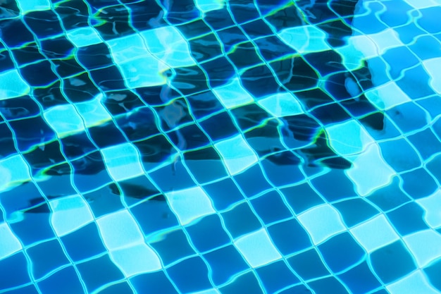 Swimming pool water ripple background