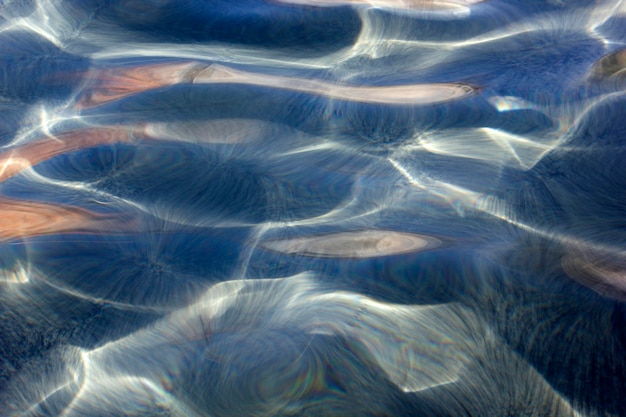 Swimming pool wave pattern background