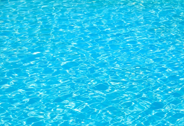 Swimming pool with sunny reflections