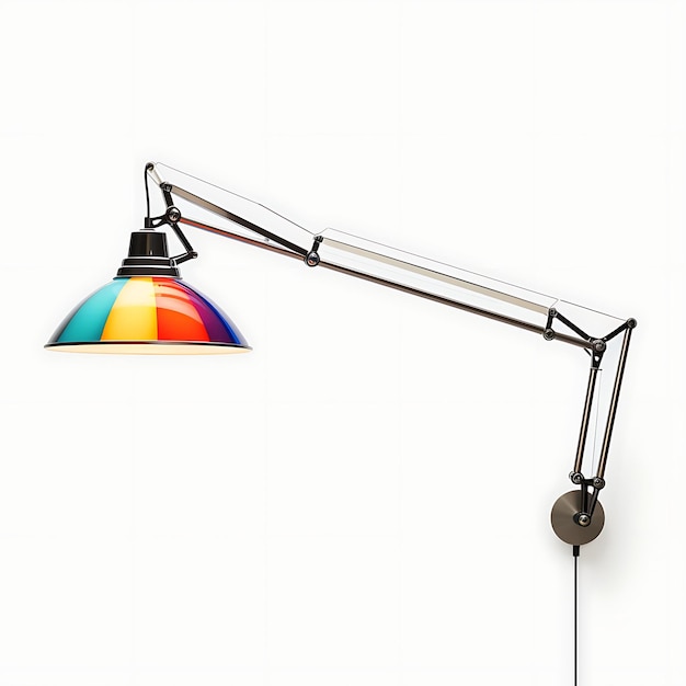 Swing Arm Lamp Stylish Isolated Design for Podcasting Content Creation and Room Decor