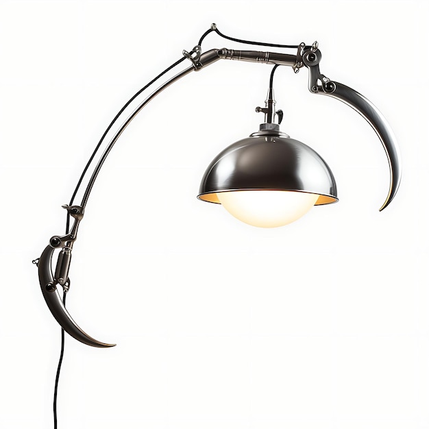 Swing Arm Lamp Stylish Isolated Design for Podcasting Content Creation and Room Decor