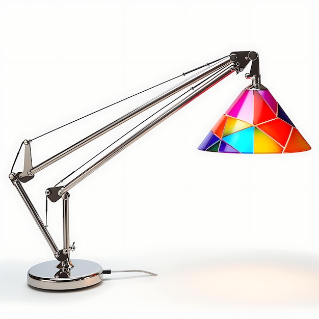 Swing Arm Lamp Stylish Isolated Design for Podcasting Content Creation and Room Decor