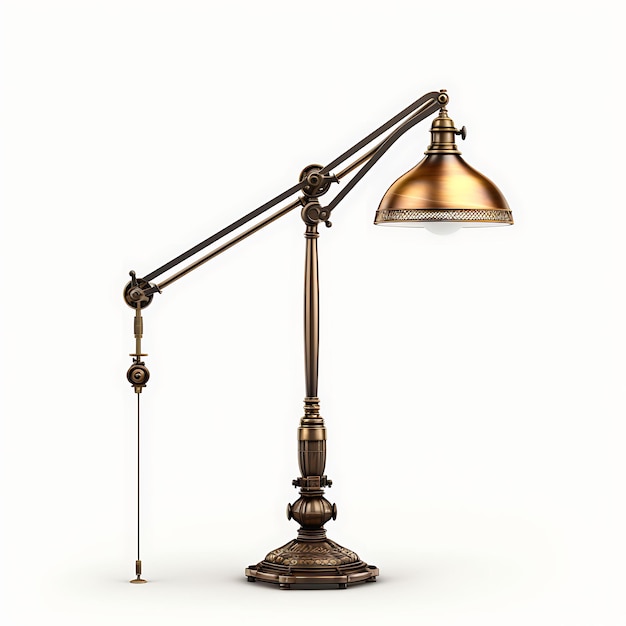 Swing Arm Lamp Stylish Isolated Design for Podcasting Content Creation and Room Decor