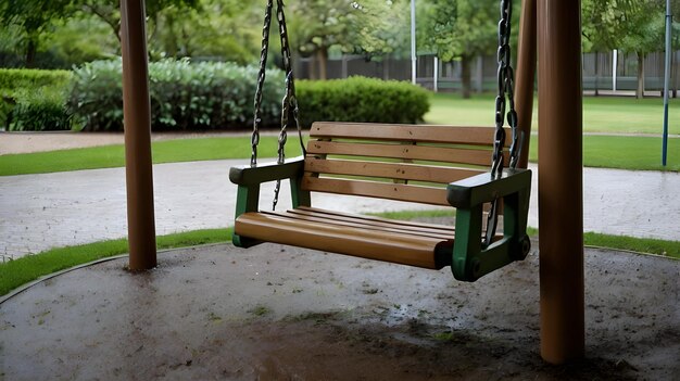 a swing that has the word quot no quot on it