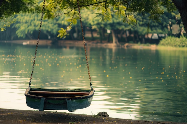 Swinging Boat in Park