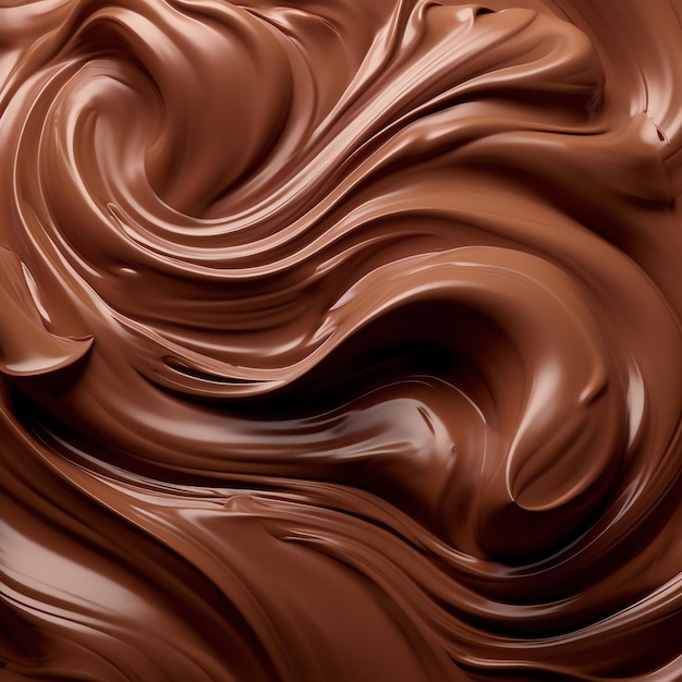 Swirl background with chocolate texture