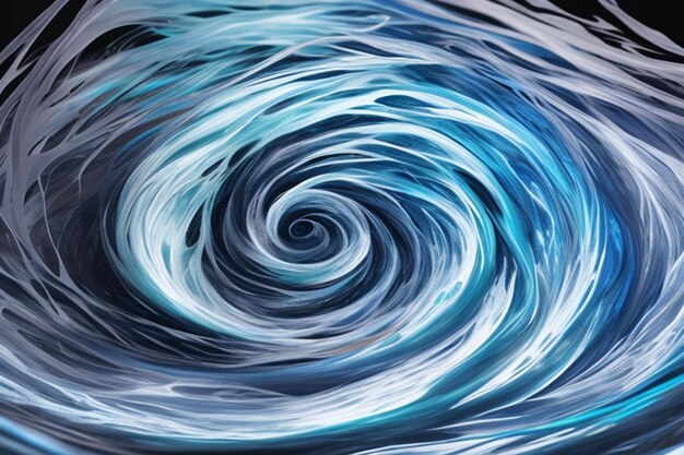 Photo swirling waves in 3d gradient abstract