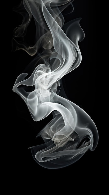 Swirling white smoke coming from the ground no background black backdrop ar 916 v 52 Job ID 40fad1a6df8b4504815fd3333da68f1a