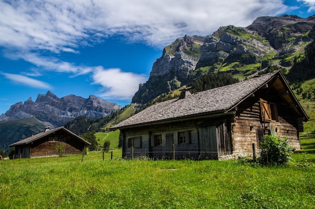 Swiss alps landscape