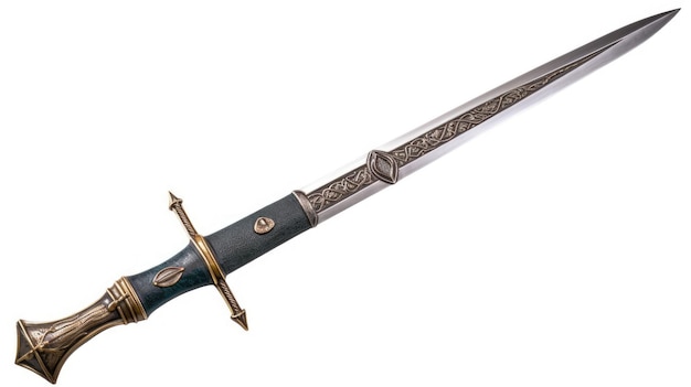 a sword with a handle