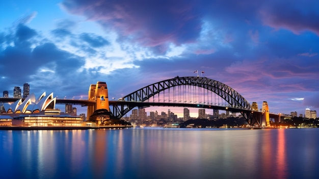 Sydney Opera House and Harbour Bridge