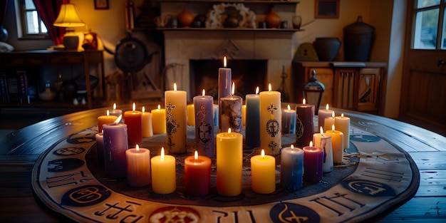 Symbolic Candle Circle