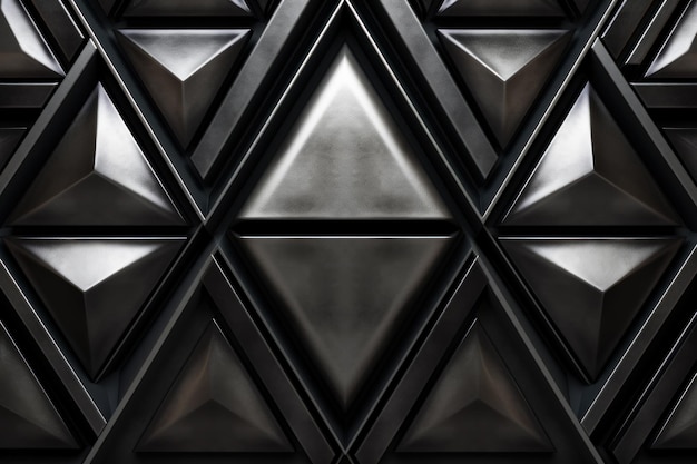 Symmetric pewter and black triangle background pattern ar 32 v 52 Job ID dcd2dd33a3a6464b97fb6396a451d603