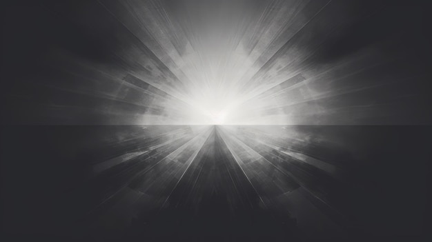 Symmetrical Abstract Black White and Gray Gradient Blur